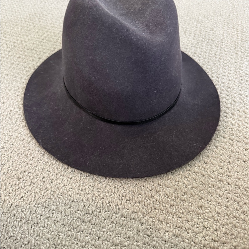 Janessa Leone Charcoal Fedora